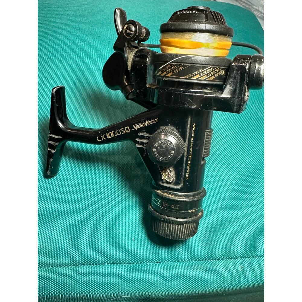 Vintage Shimano CX100SQ SpeedMaster Spinning Reel Quick Fire II 2BB Japan